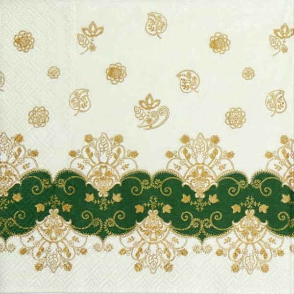 Paper Napkin - Acantha Green
