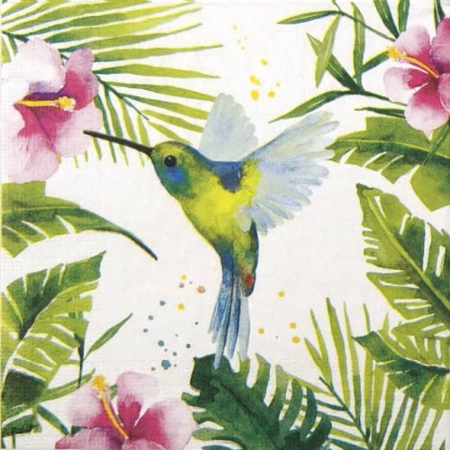 Paper Napkin - Carola Pabst: Tropical Hummingbird