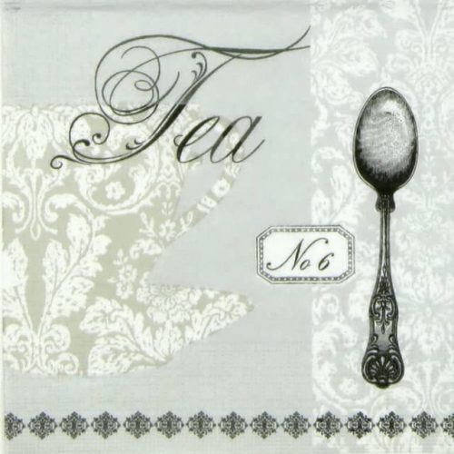 Cocktail Napkin - Paula Scaletta: Baroque Tea Silver