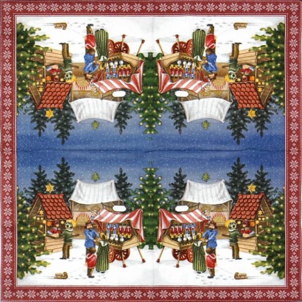 Paper Napkin - Winter Markt - Image 2