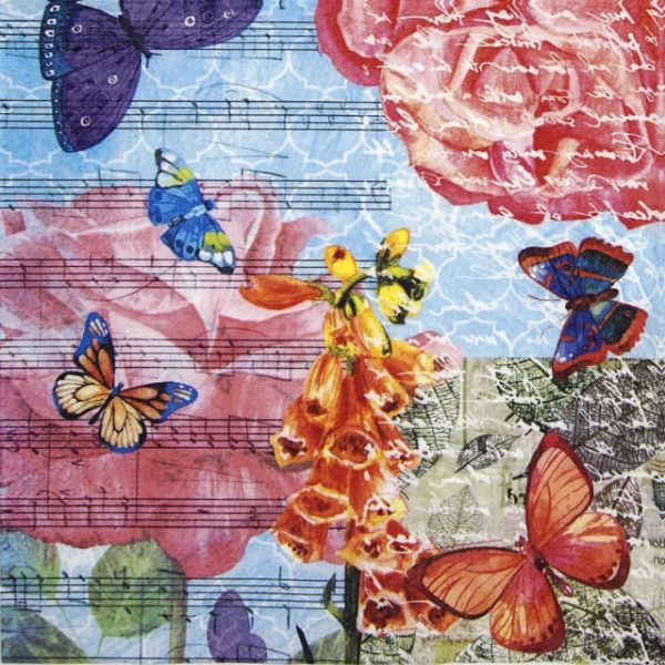 Lunch Napkins (20) - Musical Garden