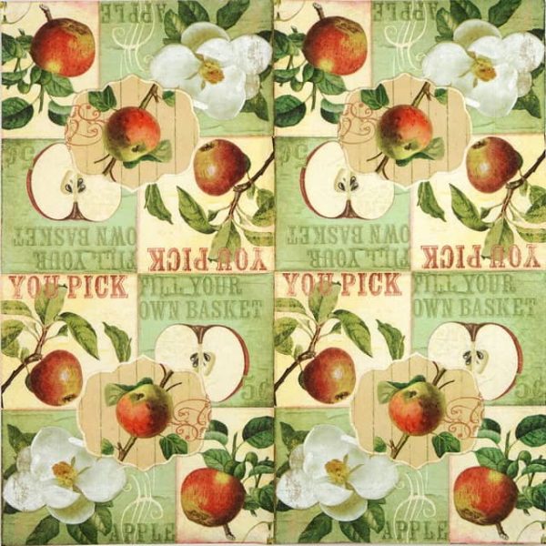 Paper Napkin - Apple Garden
