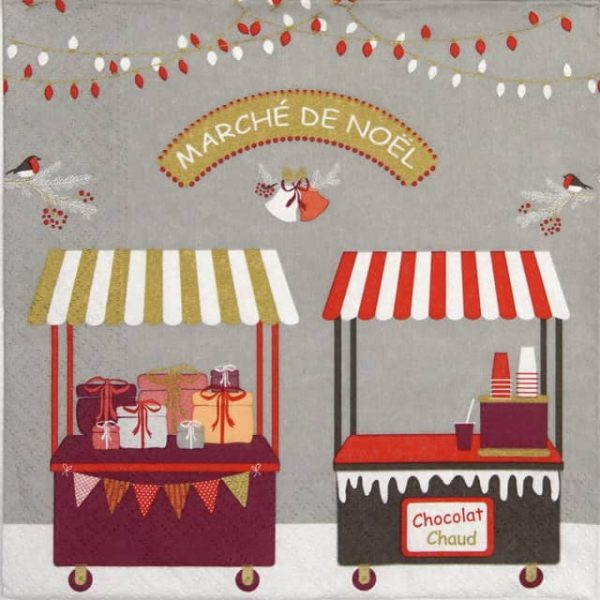 Paper Napkin - Christmas market