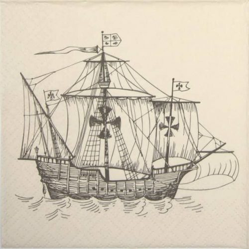 Lunch Napkins (20) - Sailing Ship
