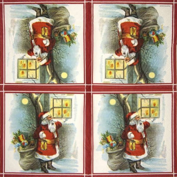 Lunch Napkins (20) - Santa Burning Room