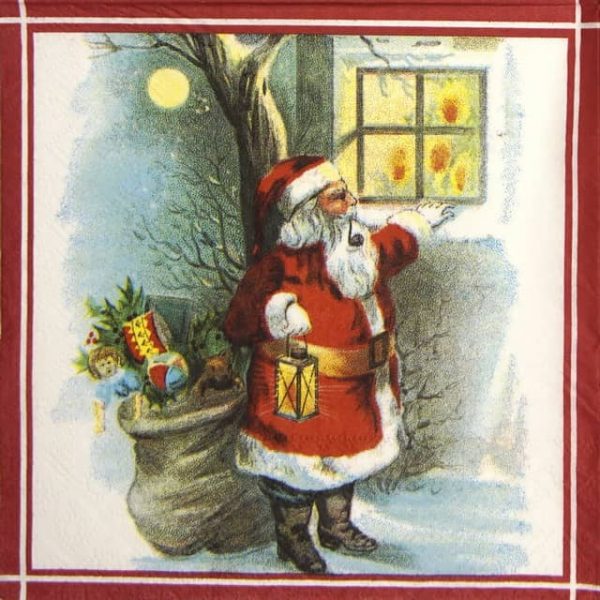 Lunch Napkins (20) - Santa Burning Room