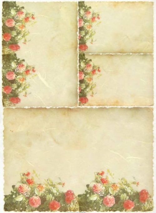 Rice Paper - Flower Background