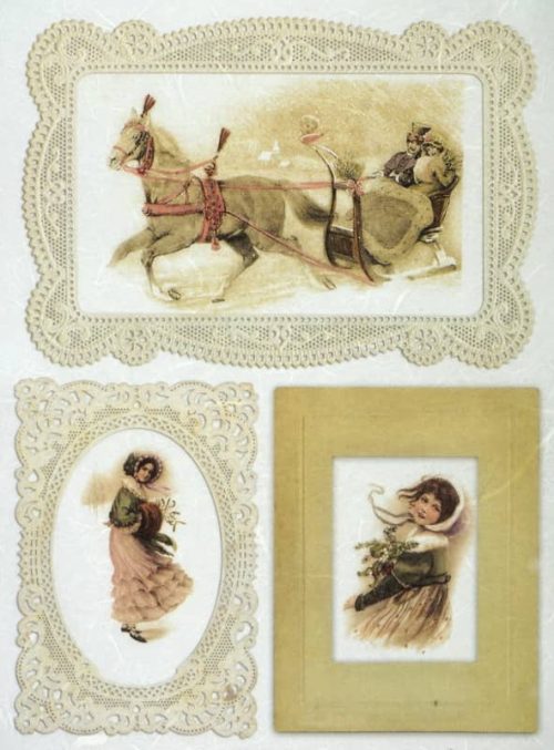 Rice Paper - Vintage Winter Journey - R1025_ITD