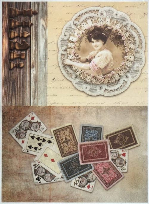 Rice Paper - Vintage Cards and Chess-