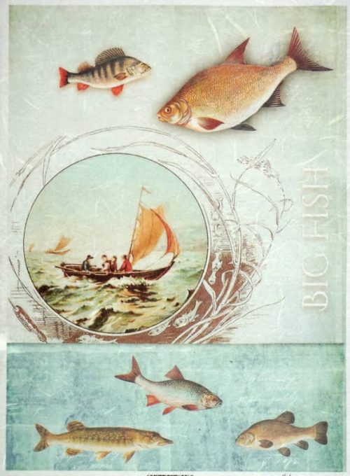 Rice Paper - Vintage Hobby Fishing