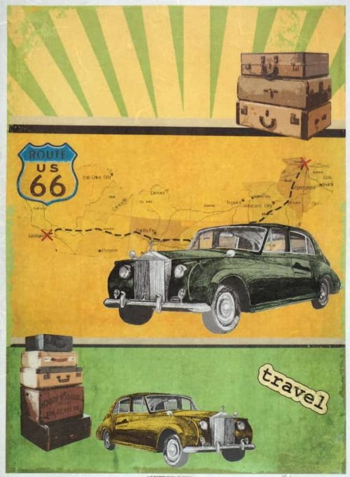 Rice Paper - Vintage Route 66