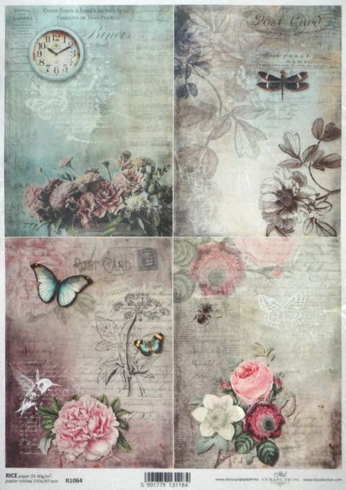 Rice Paper - Vintage Gardens Small