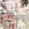 Rice Paper - Vintage Roses Split