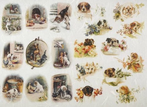 Rice Paper - Dogs on the Farm