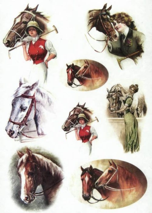 Rice Paper - Horses