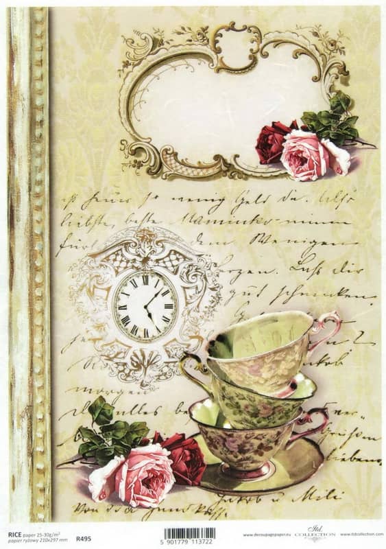 Rice Paper - Vintage It's Tea Time