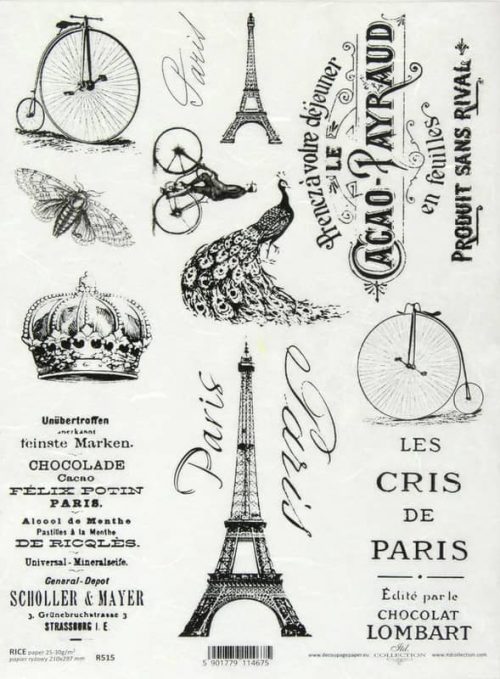 Rice Paper - Vintage Labels Paris