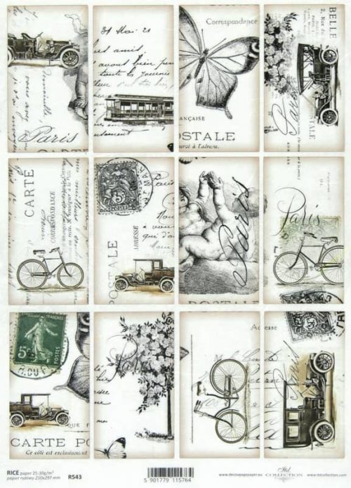 Rice Paper - Vintage Carte Postale