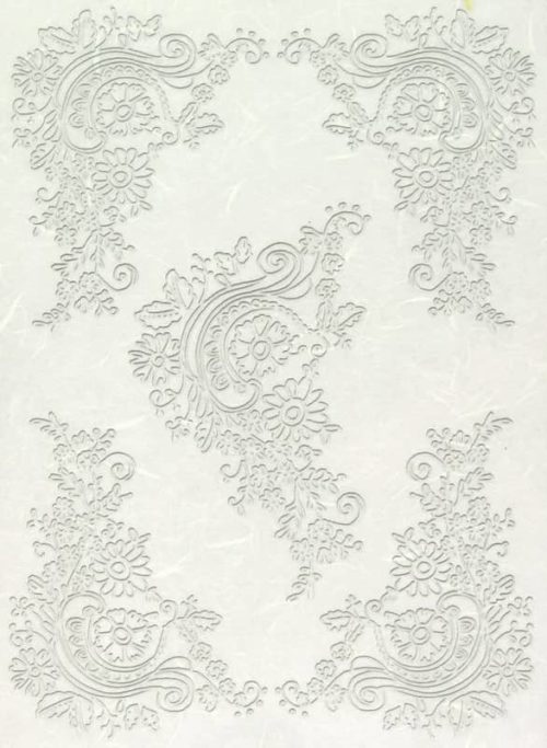 Rice Paper - Lace Floral Corners