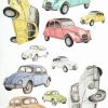 Rice Paper - Veteran Cars VW and Citroen