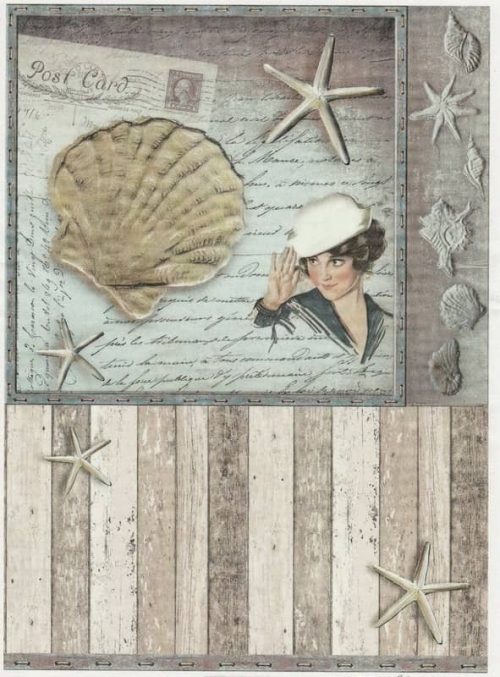 Rice Paper - Old Maritime Card 2