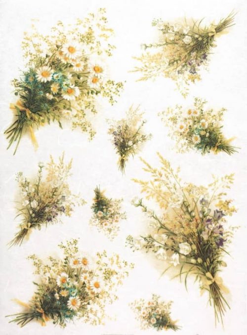 Rice Paper - Summer Bouquets