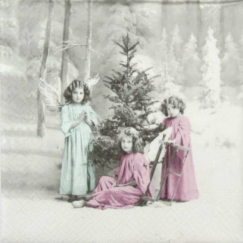 Lunch Napkins (20) - Christmas Angels