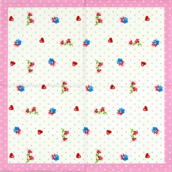 Paper Napkin - Piccolo Light Pink