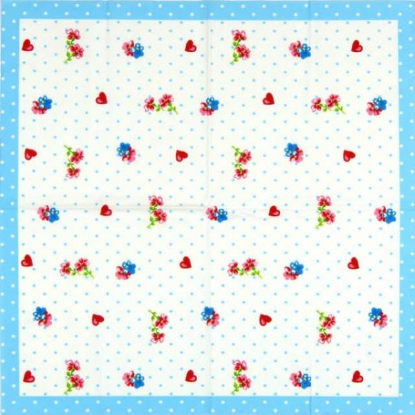 Paper Napkin - Piccolo Light Blue - Image 2