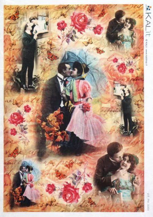 Rice Paper - Old Pictures Rendezvous (22 x 32cm)