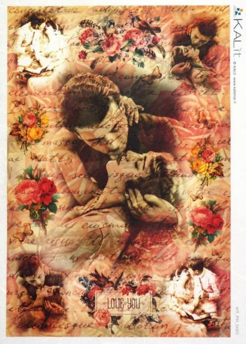 Rice Paper - Old Pictures Lovers Kissing