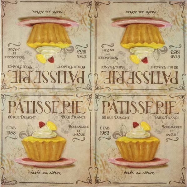 Paper Napkin - Patisserie - Image 2