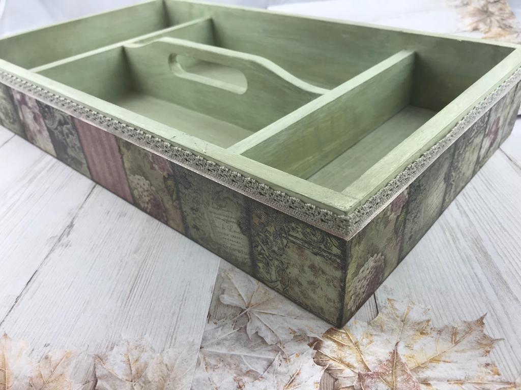 Decoupage tray