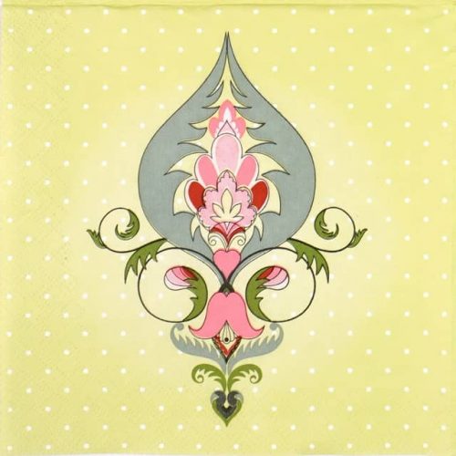 Lunch Napkins (20) - Green Ornaments