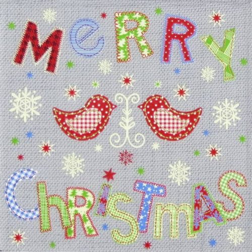 Paper Napkin - Stitched Christmas