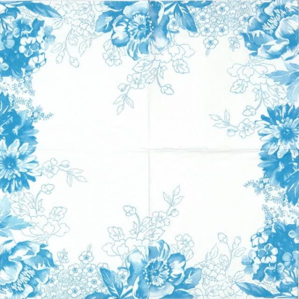 Lunch Napkins (20) - Cosy Blue