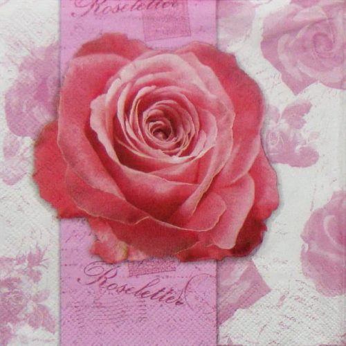 Paper Napkin - Roseletter