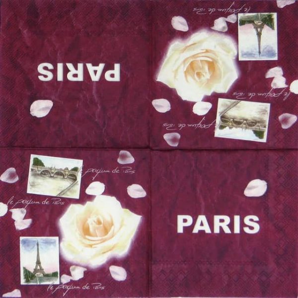 Paper Napkin - Paris