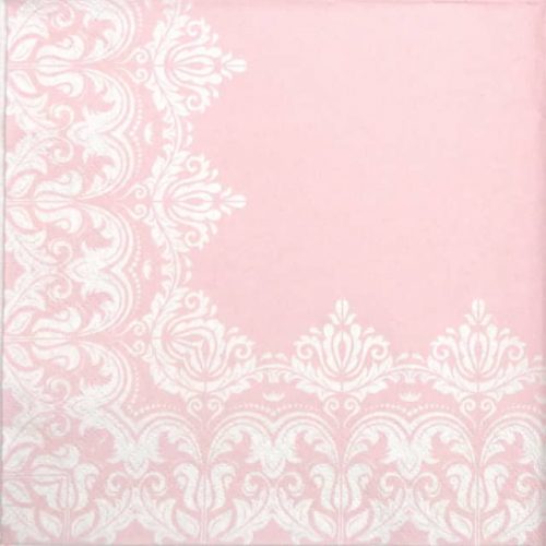 Lunch Napkins (20) - Ornament Border Pink