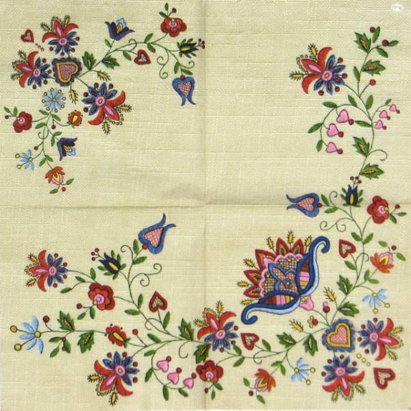 Lunch Napkins (20) - Kashubian Folk1