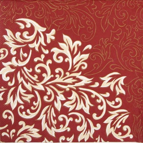 Paper Napkin - Delia claret