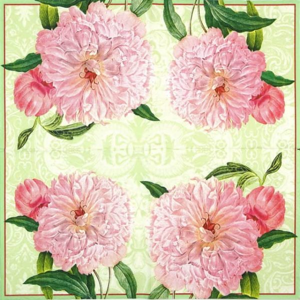 Paper Napkin - Farmer's Rose green - Image 2