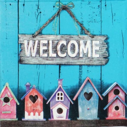 Paper Napkin - Welcome Home