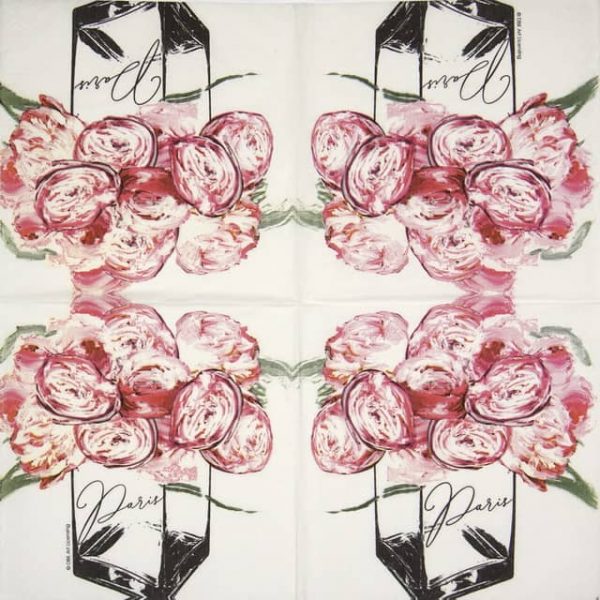 Cocktail Napkins (20) - DBK Art: Paris Peonies