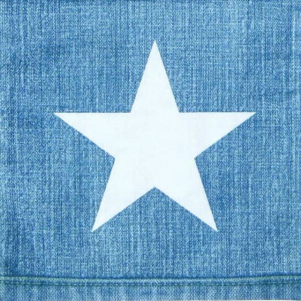 Paper Napkin - Jeans Star