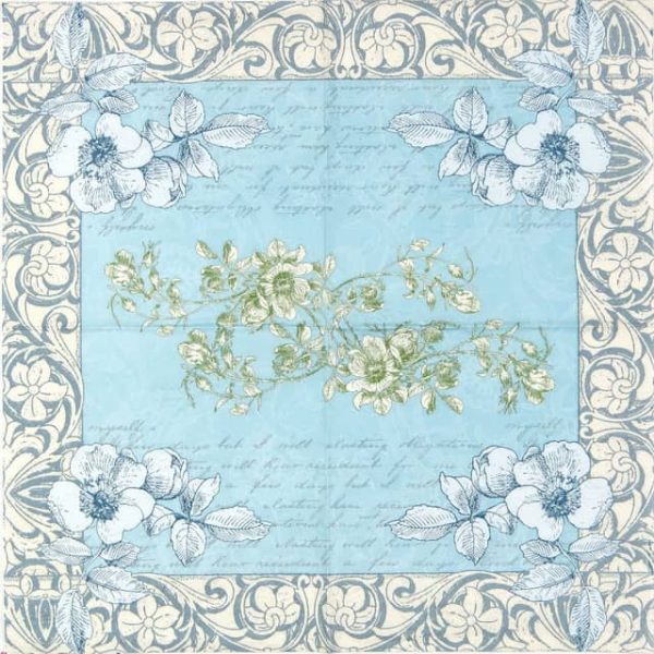 Paper Napkin - Romantic Border