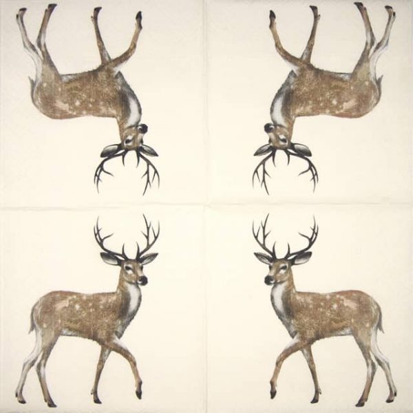 Paper Napkin - Walking Deer
