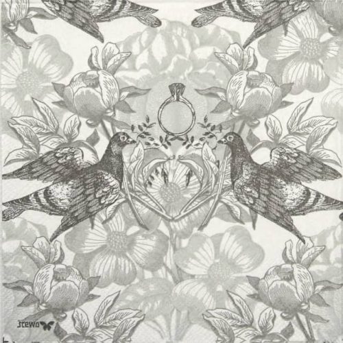 Paper Napkin - Julietta grey