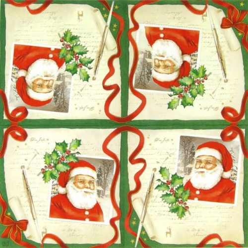 Paper Napkin - Letter to Santa_Sweet-pac_LU5403