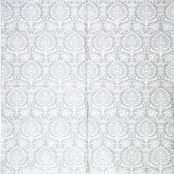 Paper Napkin - Royal Damask silver